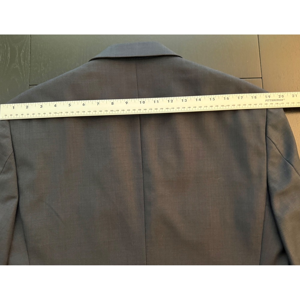 Jos. A. Bank Slim-Fit Blazer Mens 40R Blue‎ Wool Two-Button Sport Coat Jacket - Picture 13 of 15